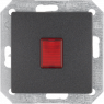 Cover plate with light signal, red, 250 VAC, IP20