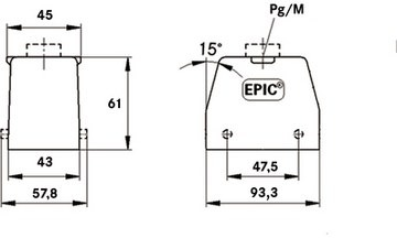 19080000 LAPP Housings for HDC Connectors Image 2