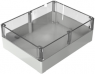 Polycarbonate enclosure, (L x W x H) 300 x 230 x 110 mm, light gray/transparent (RAL 7035), IP65, 332330110