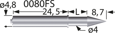 TK0080FS.M Tekon Contact Probes