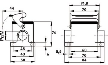 79006400 LAPP Housings for HDC Connectors Image 2