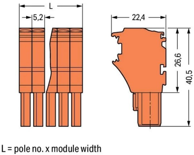 2022-110/000-012 WAGO Connecting Blocks Image 2