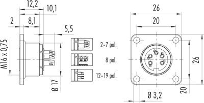 09 0464 300 19 binder Other Circular Connectors Image 2