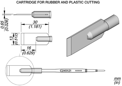 C245121 JBC Soldering tips, desoldering tips and hot air nozzles