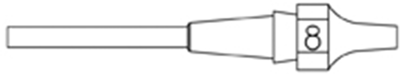 XDS 8 Weller Soldering tips, desoldering tips and hot air nozzles