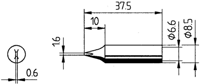 0842YD/SB Ersa Soldering tips, desoldering tips and hot air nozzles Image 2