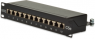 Patch panel, LSA, (W x H x D) 482 x 44 x 109 mm, black, DN-91512S