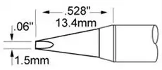 SCV-CH15AR METCAL Soldering tips, desoldering tips and hot air nozzles