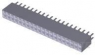 Socket header, 40 pole, pitch 2.54 mm, straight, black, 7-535598-0