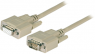 VGA extension cable, 2 m, HD-D-SUB plug, 15 pole to HD-D-SUB socket, 15 pole, EK322.2