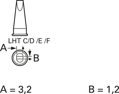 LHT C Weller Soldering tips, desoldering tips and hot air nozzles