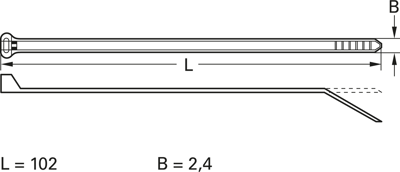 BT1M-C Panduit Cable Ties Image 5