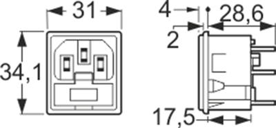 PF0011/10/63 BULGIN Device Connectors Image 2