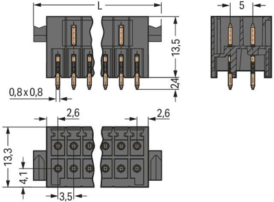 713-1402/116-000 WAGO PCB Connection Systems Image 2