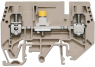 Isolating and measuring isolating terminal block, screw connection, 0.5-10 mm², 41 A, 6 kV, dark beige, 1934790000