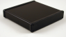 Aluminum enclosure, (L x W x H) 160 x 165 x 31 mm, black (RAL 9005), IP54, 1455R1602BK