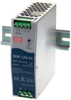 SDR-120-12 MEAN WELL DIN Rail Power Supplies