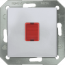 Cover plate with light signal, red, 250 VAC, IP20