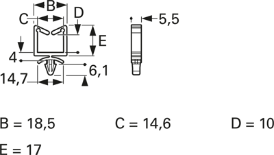 10669AA00 fastpoint Cable Holders Image 2