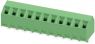 PCB terminal, 11 pole, pitch 3.81 mm, AWG 26-16, 10 A, screw connection, green, 1728378