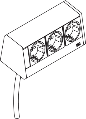 6116939 OBO Bettermann Power Outlet Strips and Cable Drums Image 2