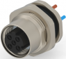 Circular connector, 3 pole, screw locking, straight, T4171110503-001