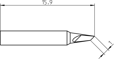 RTP 010 K NW MS Weller Soldering tips, desoldering tips and hot air nozzles Image 3