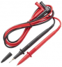 Measuring lead, 1 m, black/red, PVC, CAT III, CAT IV