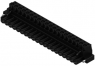 Socket header, 20 pole, pitch 5 mm, straight, black, 1955850000