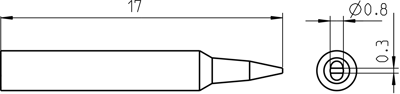 RTP 008 S Weller Soldering tips, desoldering tips and hot air nozzles Image 2