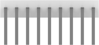 640385-9 AMP PCB Connection Systems Image 3