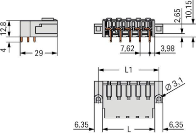 831-3622/108-000 WAGO PCB Connection Systems Image 5