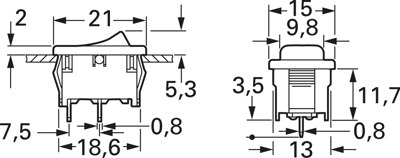 1801.2106 Marquardt Rocker Switches Image 2