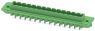 Pin header, 14 pole, pitch 5.08 mm, straight, green, 1899252