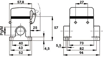 79046600 LAPP Housings for HDC Connectors Image 2