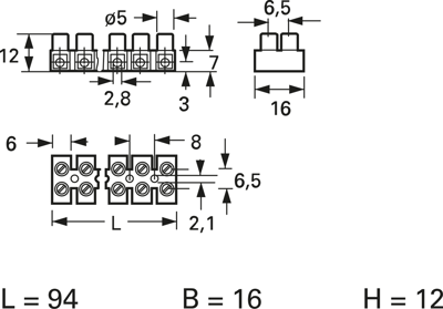 42820044EN6 Weco Terminal Blocks Image 2