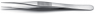 Precision tweezers, uninsulated, antimagnetic, stainless steel, 110 mm, 10G.SA.0