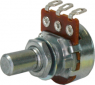 Film potentiometer, 10 kΩ, 0.05 W, logarithmisch, solder lug, RV16A-10 6,35MM 10K POSLO