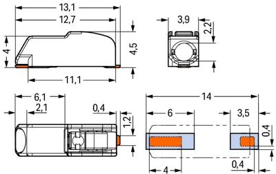 2060-451/998-404 WAGO PCB Terminal Blocks Image 2