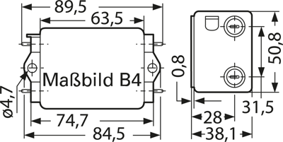 B84115E0000B030 EPCOS Interference suppression filter Image 2