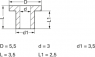 Semiconductor insulating bush