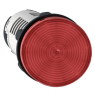 Signal light, illuminable, waistband round, red, mounting Ø 22 mm, XB7EV04BP