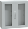 Control cabinet, (H x W x D) 1000 x 1000 x 320 mm, IP65, polyester, light gray, NSYPLA10103TG