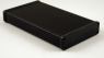 Aluminum enclosure, (L x W x H) 220 x 120 x 30 mm, black (RAL 9005), IP54, 1455P2202BK