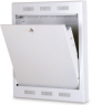 4 HE wall enclosure, swing-out, (H x W x D) 750 x 600 x 216 mm, sheet steel, light gray, DN-19 WM-SURM-216