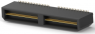 Pin header, 80 pole, pitch 0.8 mm, straight, black, 1658015-2