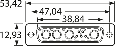 3009W4PCM99A10X CONEC D-Sub Connectors Image 2