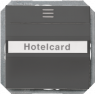 Hotel card counter, carbon metallic, IP20, 5TG4822