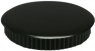 Front cap, black, for pointer knobs 429, 333.663