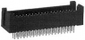 Pin header, 12 pole, pitch 2.54 mm, straight, black, 5-102567-1